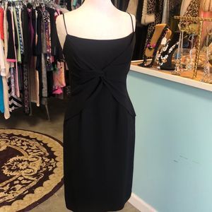Victoria Royal Exquisite Crisscrossed Blk Dress  8